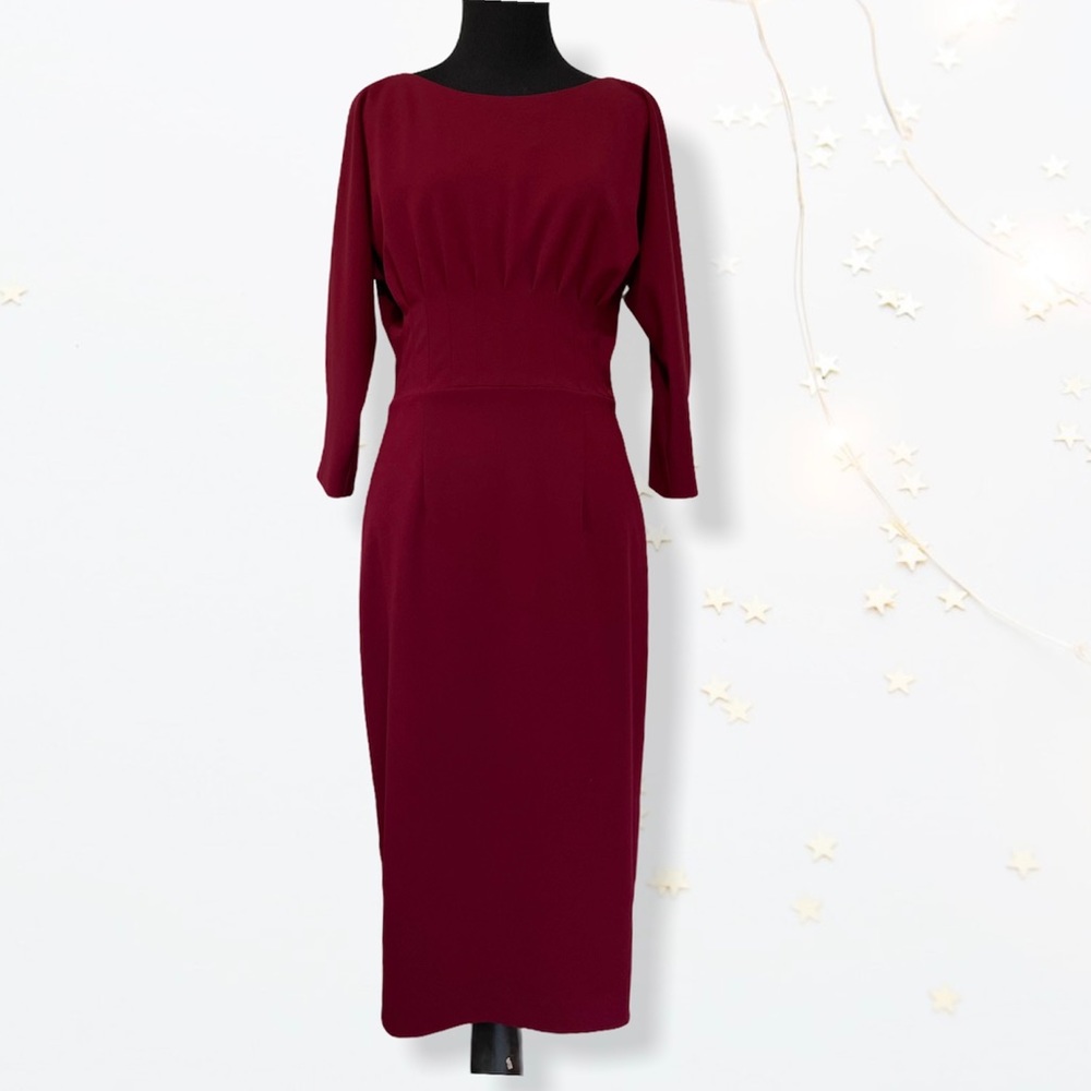 ANTONIO MELANI Burgundy Dress
